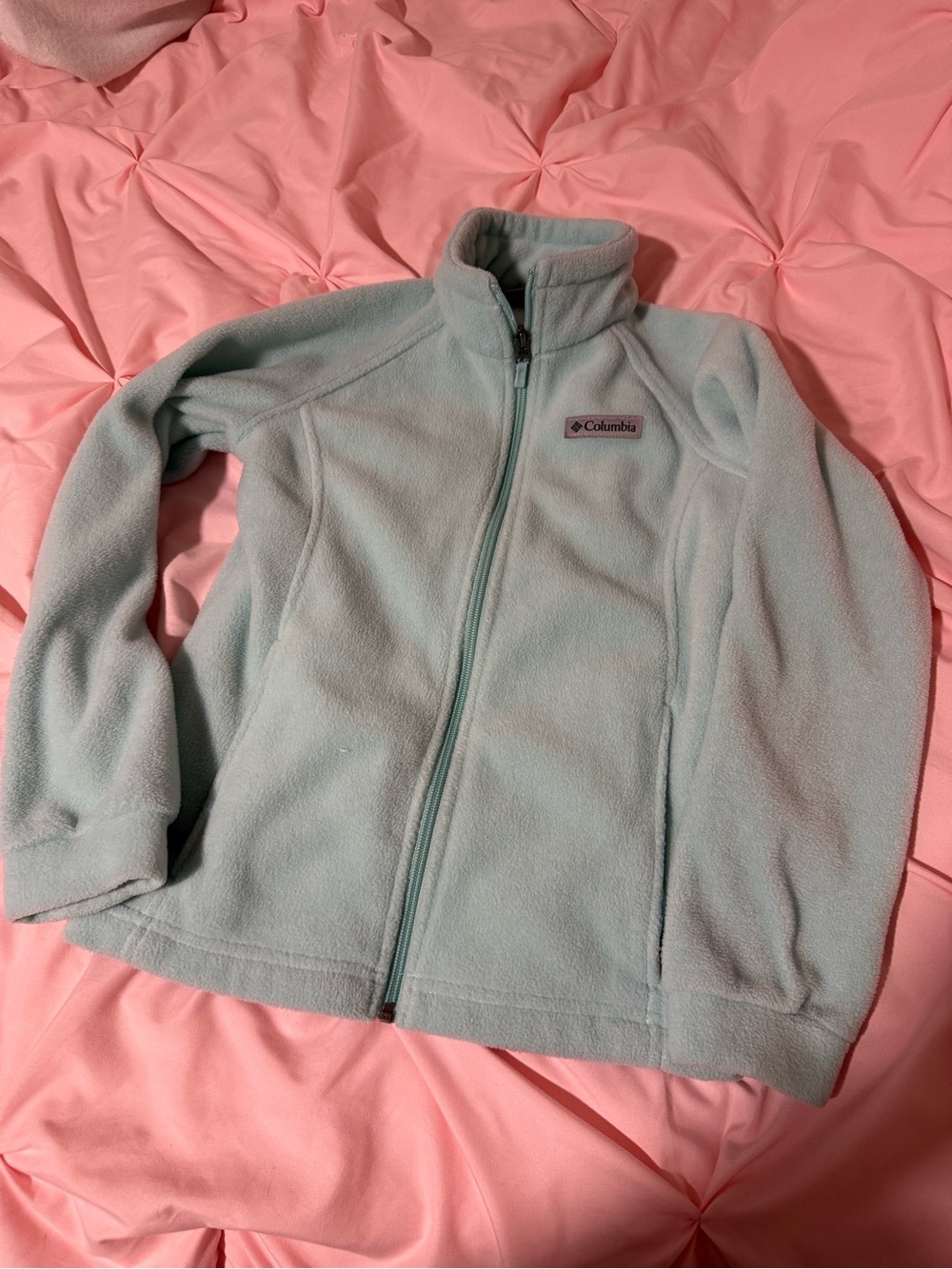 Columbia Girls' Teal Fleece Jacket